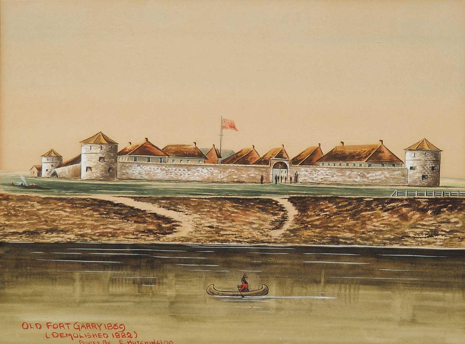 Ernest John Hutchins (1914-1912) - Old Fort Garry, 1869 [demolished 1882]