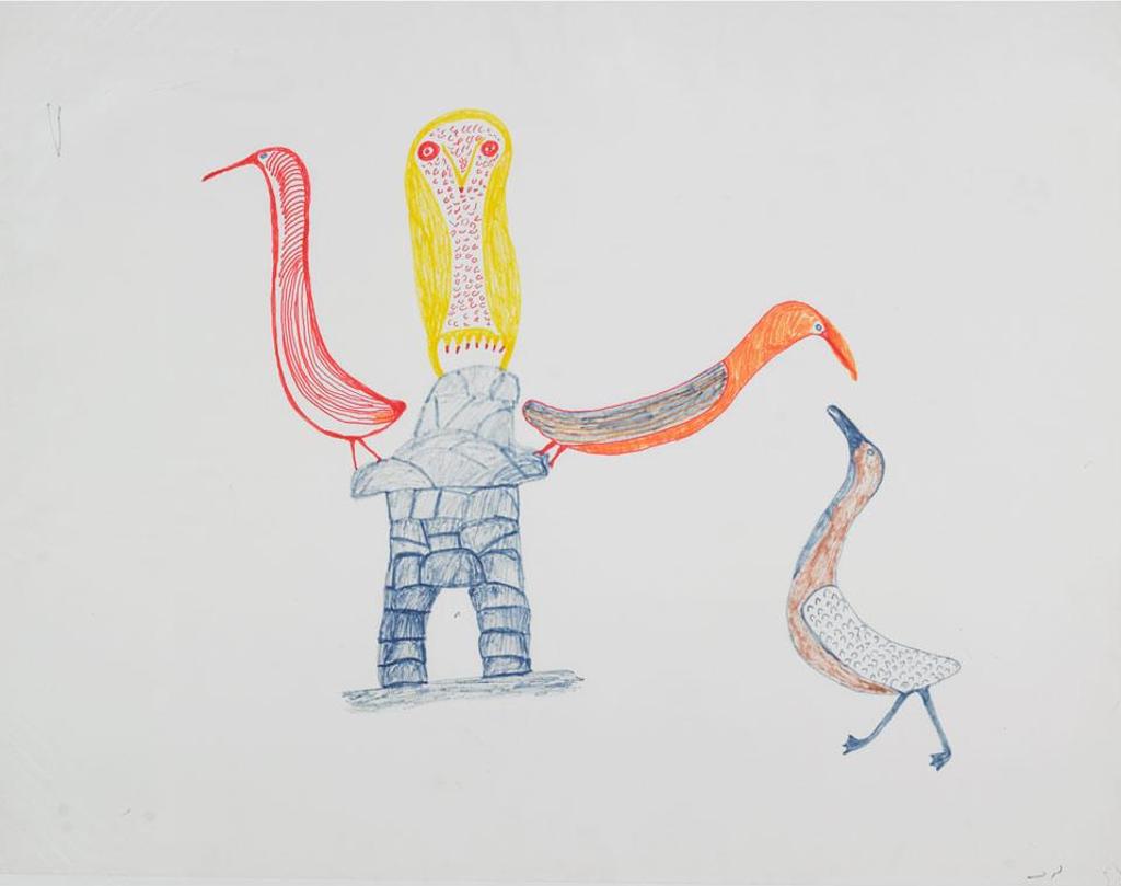 Lucy Qinnuayuak (1915-1982) - Untitled