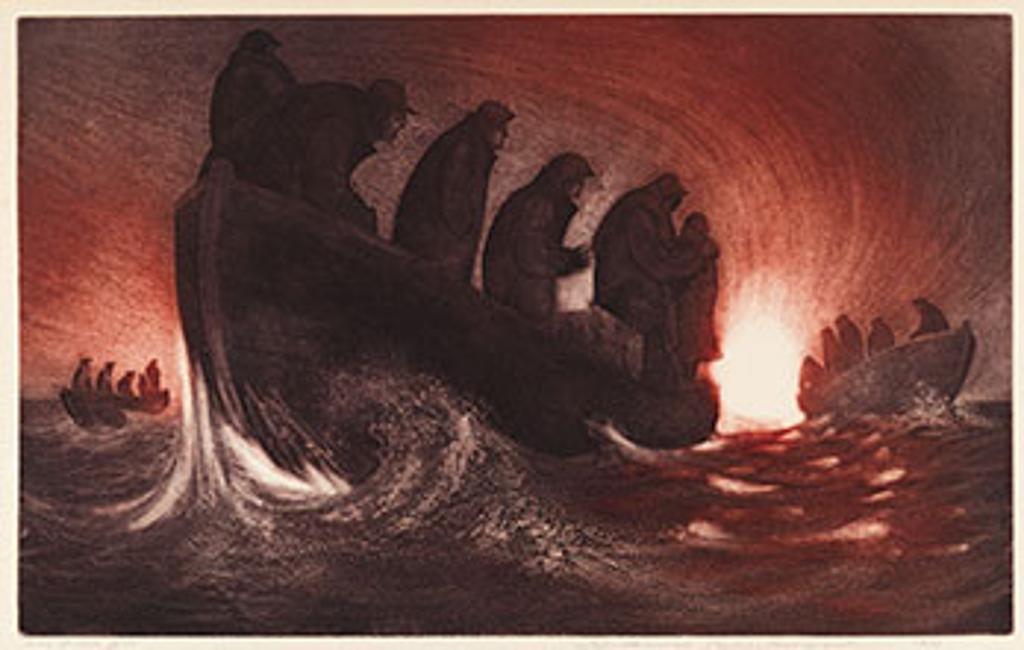 David Lloyd Blackwood (1941-2022) - Fire at Sea