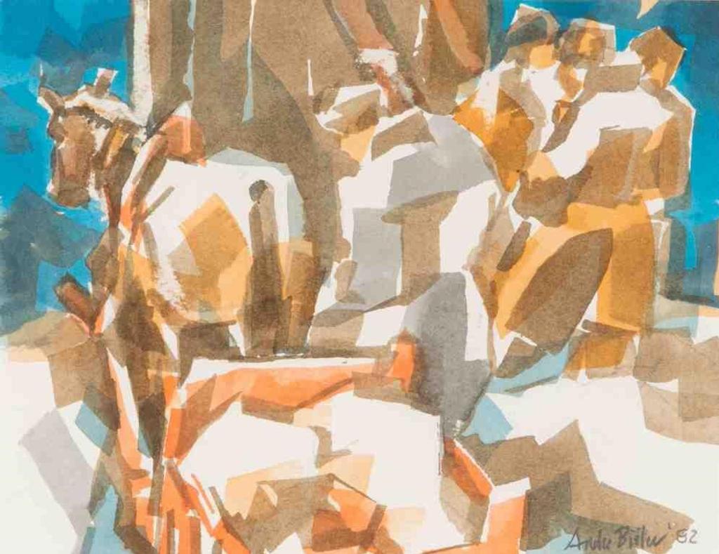 Andre Charles Bieler (1896-1989) - Le Traineau Rouge