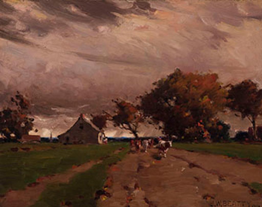 John William (J.W.) Beatty (1869-1941) - Wandering Cattle