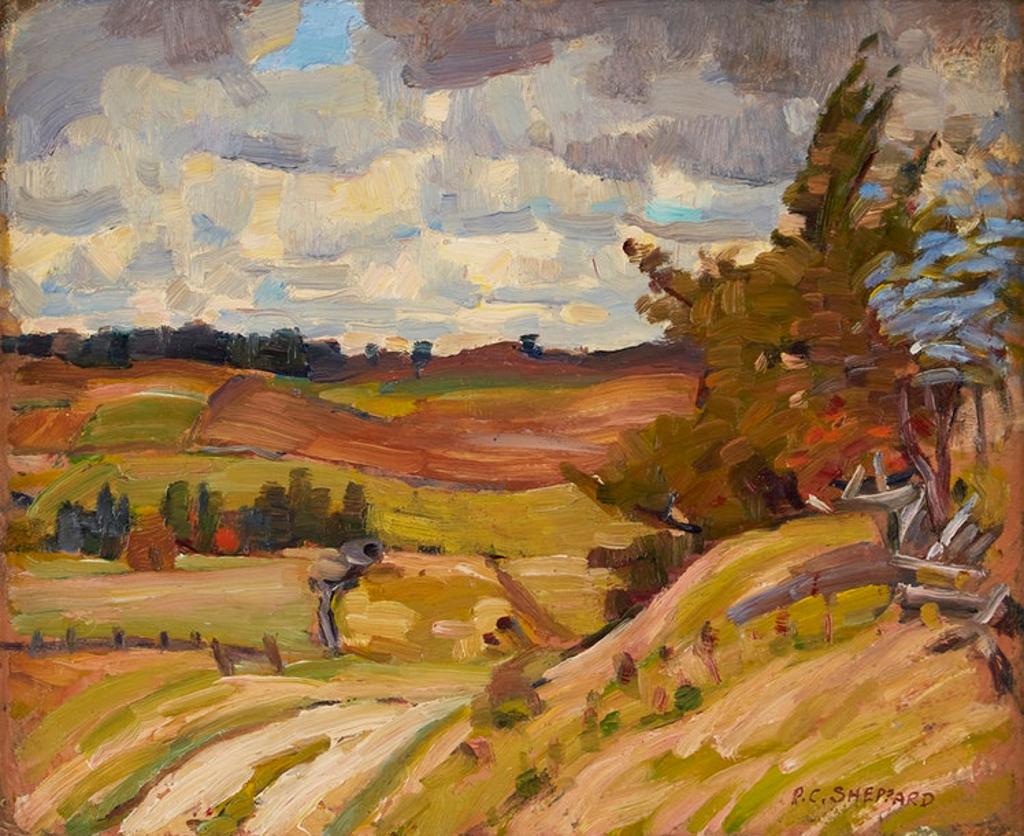 Peter Clapham (P.C.) Sheppard (1882-1965) - Autumn in the Countryside