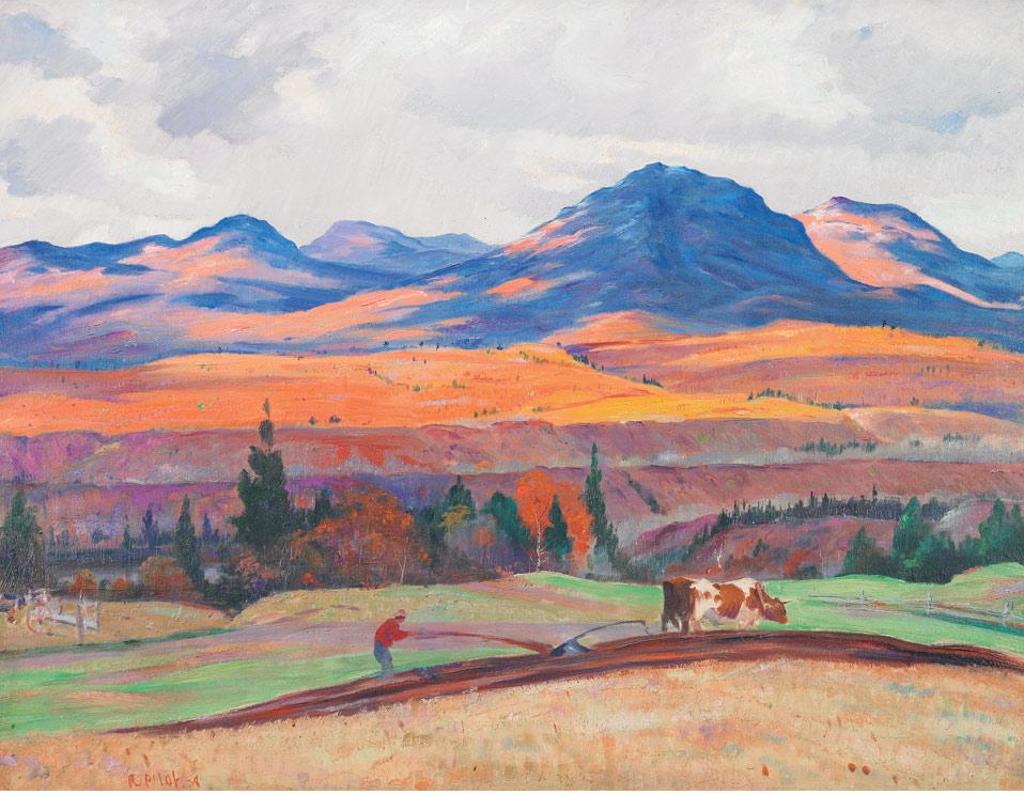 Robert Wakeham Pilot (1898-1967) - Autumn Ploughing, Quebec