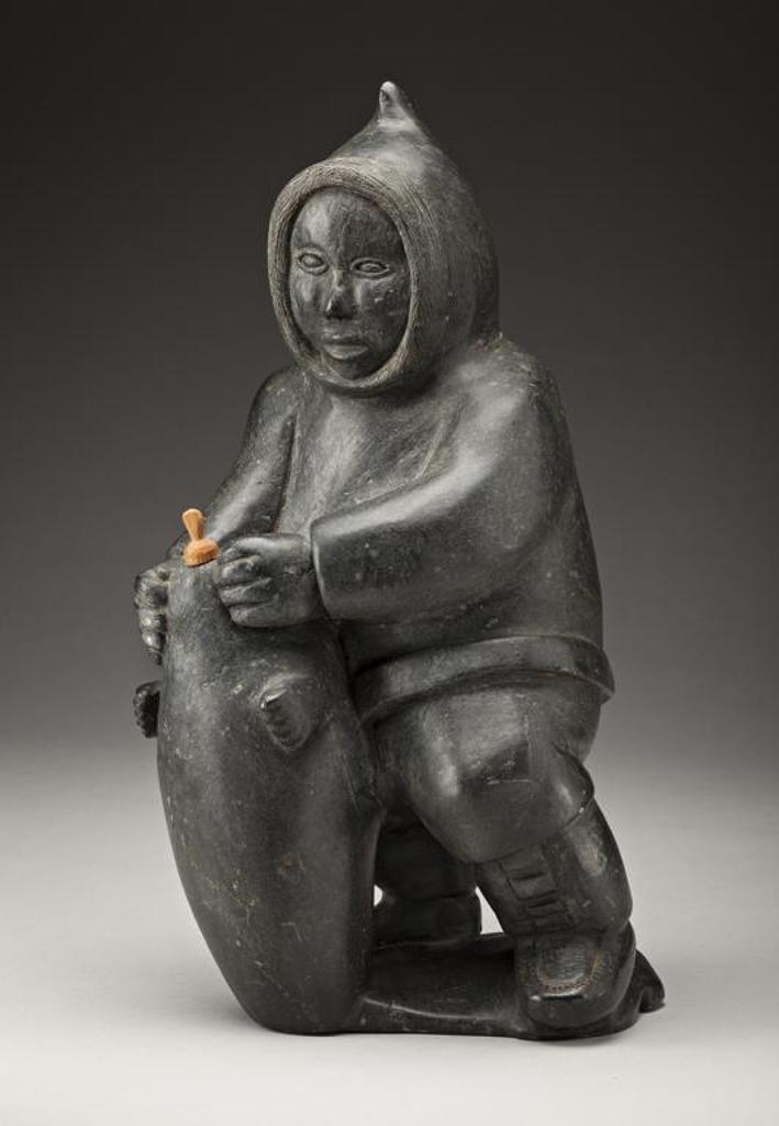 Abraham Nastapoka (1900-1981) - Hunter with Avataq