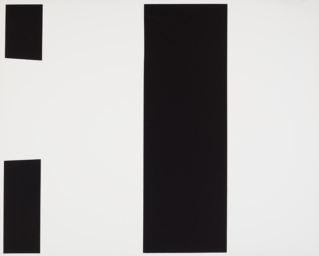 Guido Molinari (1933-2004) - Sans titre (Trinoir)