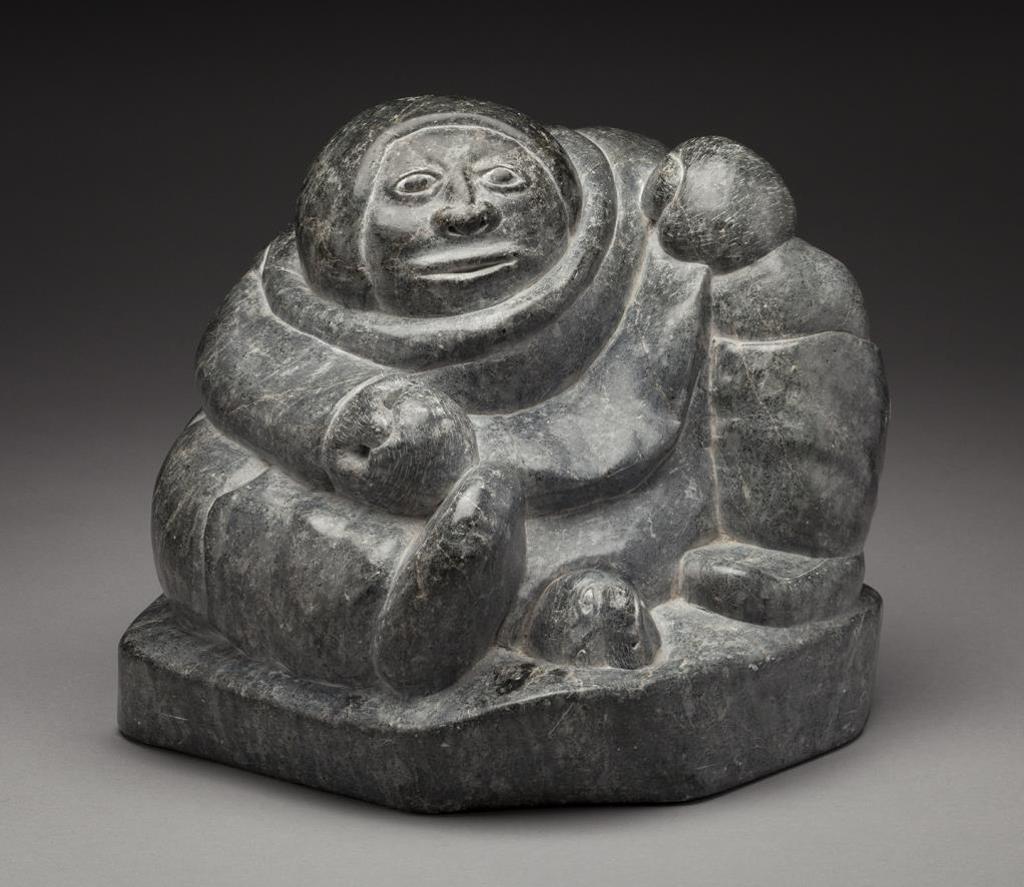 Pauloosie Kan Kanaju (1937) - PUVIRNITUQ, Man and Seal 1973
