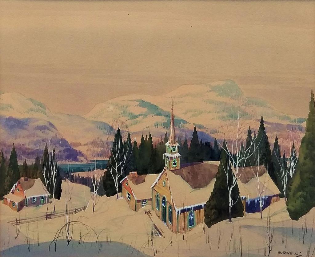 Graham Norble Norwell (1901-1967) - Snow Covered Church