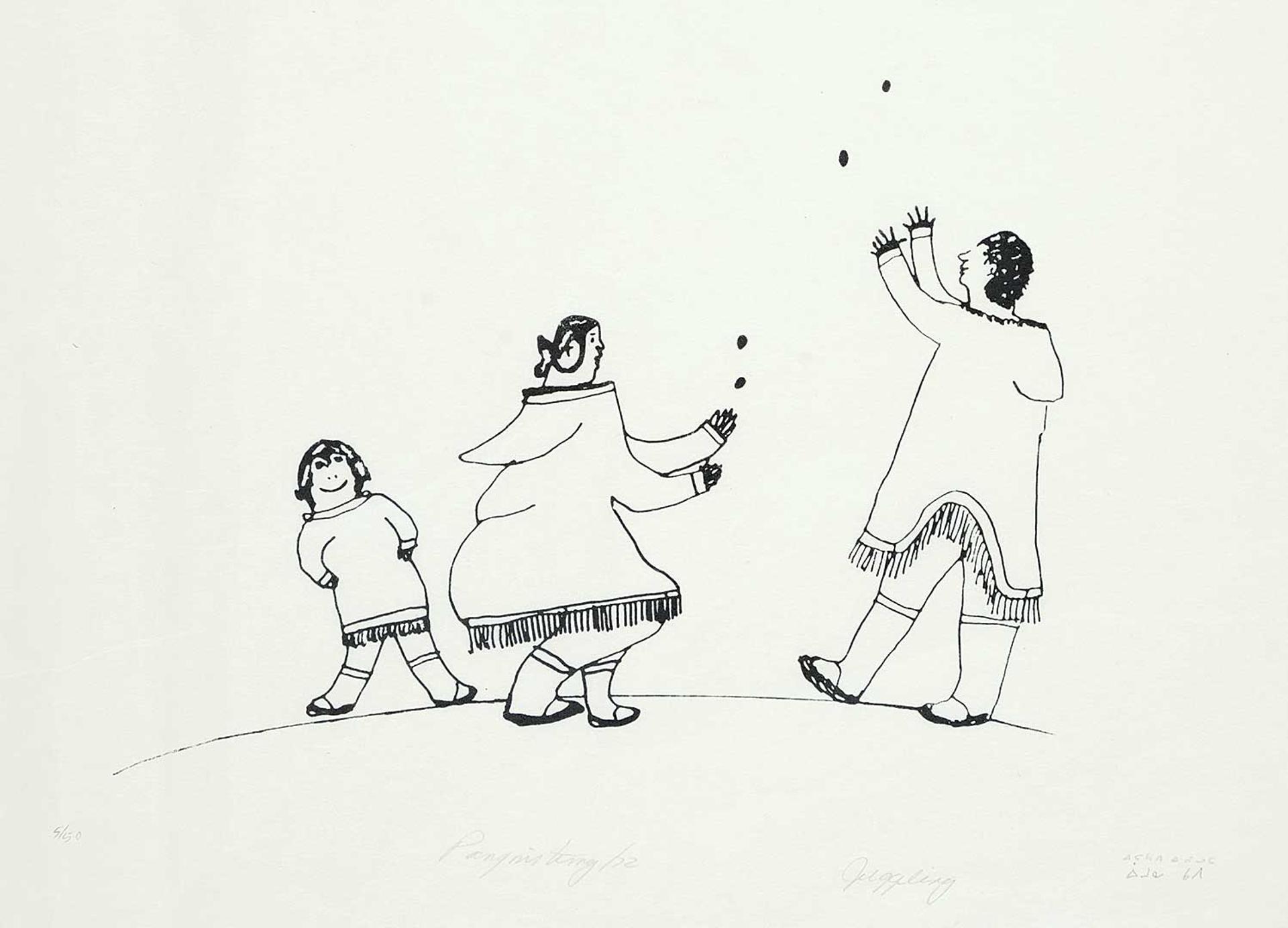 Eleesapee Ishulutaq (1925-2018) - Juggling #5/50
