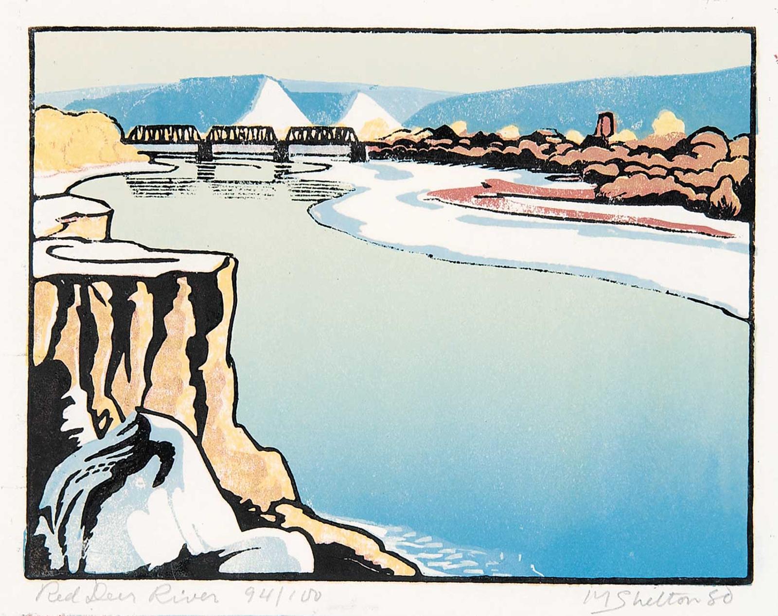 Margaret Dorothy Shelton (1915-1984) - Red Deer River  #94/100