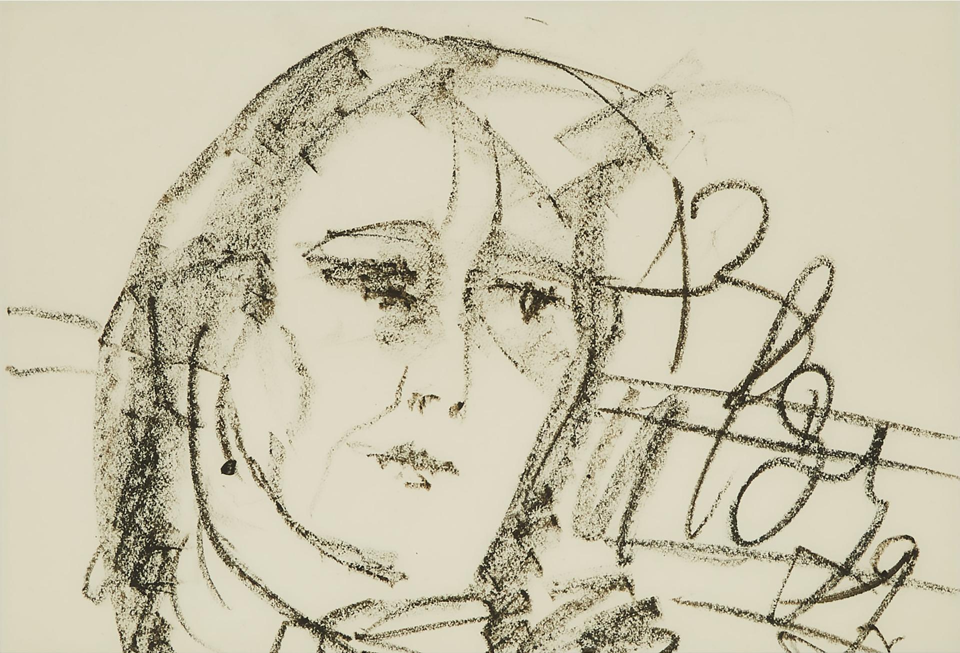Anatoly Timofeevich Zverev (1931-1986) - Portrait Of A Lady, 1979
