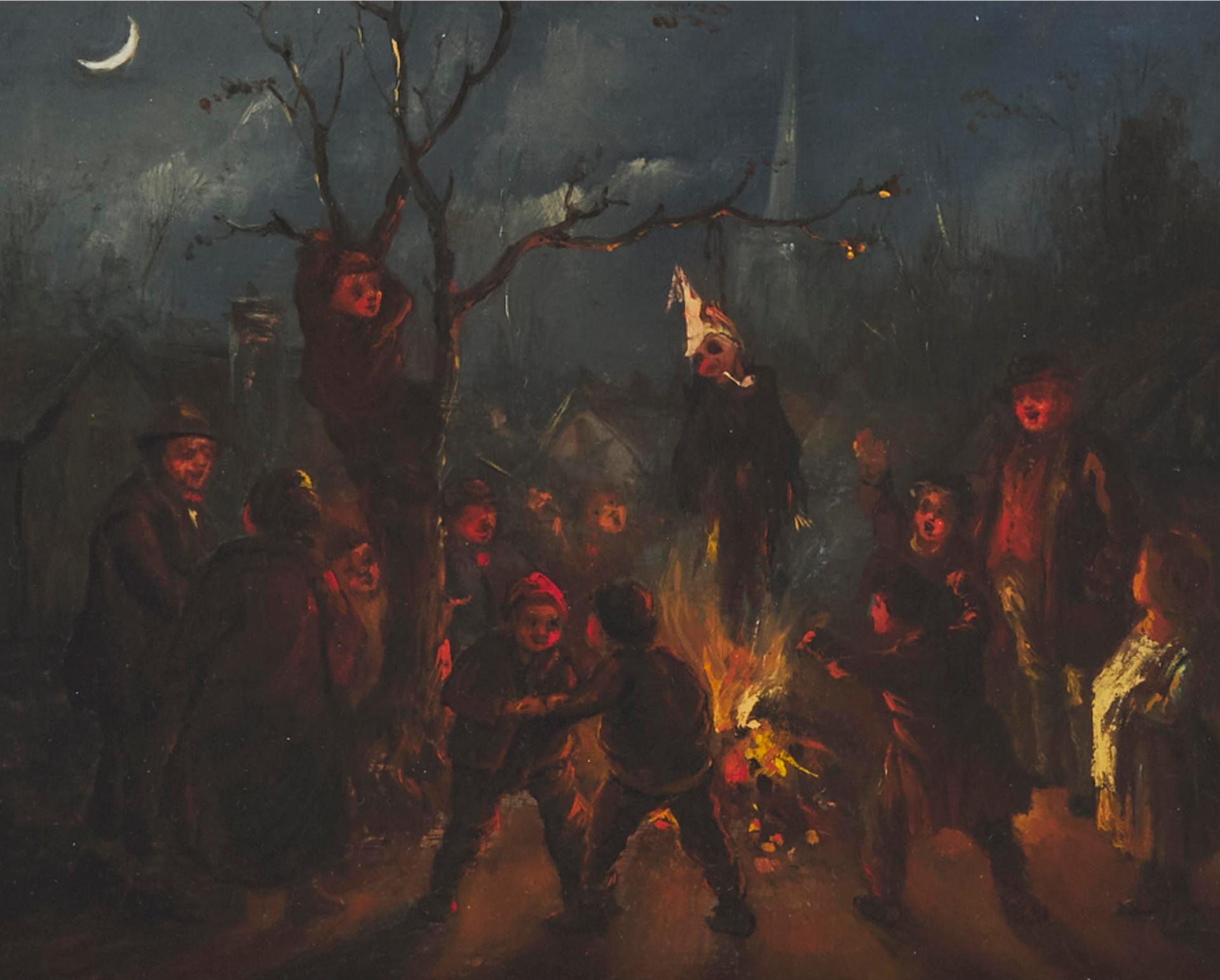 Edmund Bristow - Burning Guy Fawkes