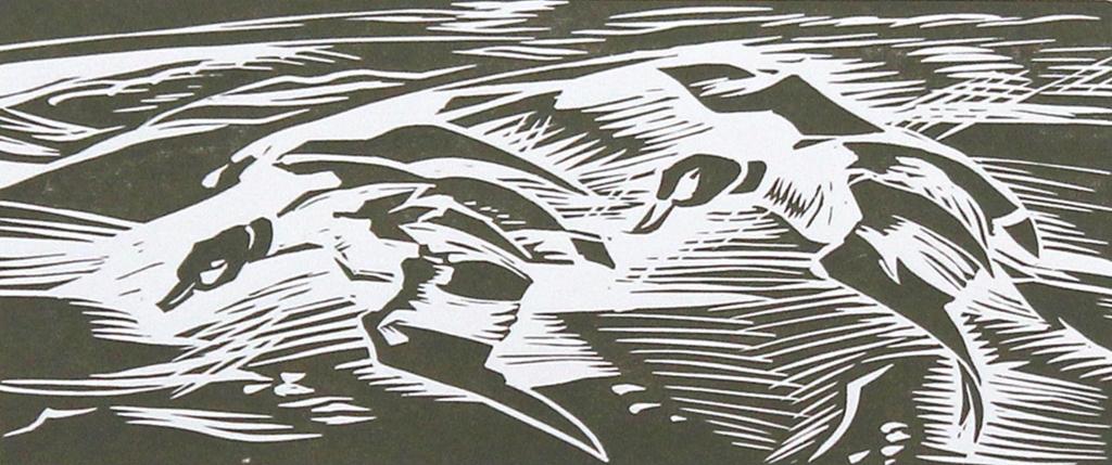 Illingworth Holey (Buck) Kerr (1905-1989) - Goldeneyes; ed. #49/100