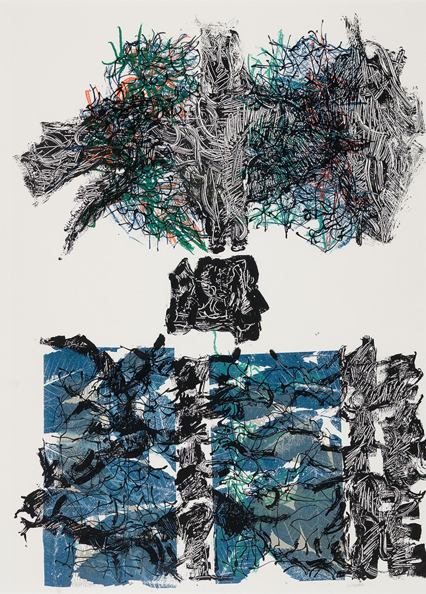 Jean-Paul Riopelle (1923-2002) - Feuilles VI