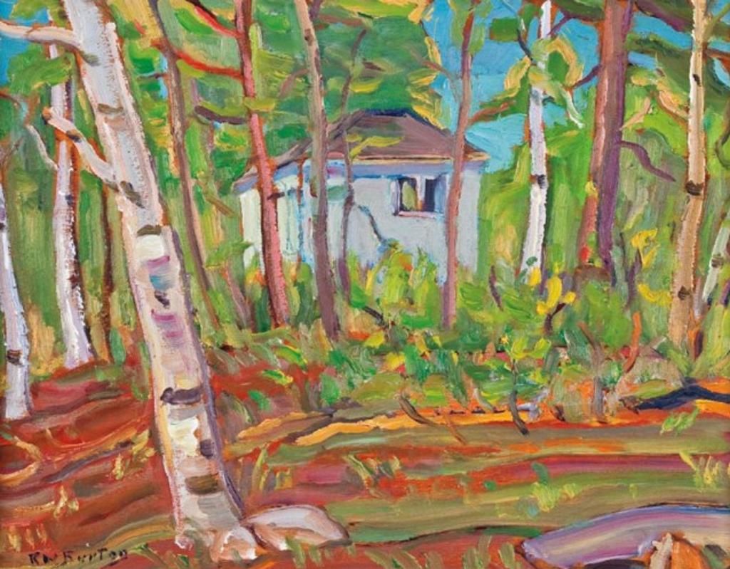 Ralph Wallace Burton (1905-1983) - Cottage at  Bennett Lake