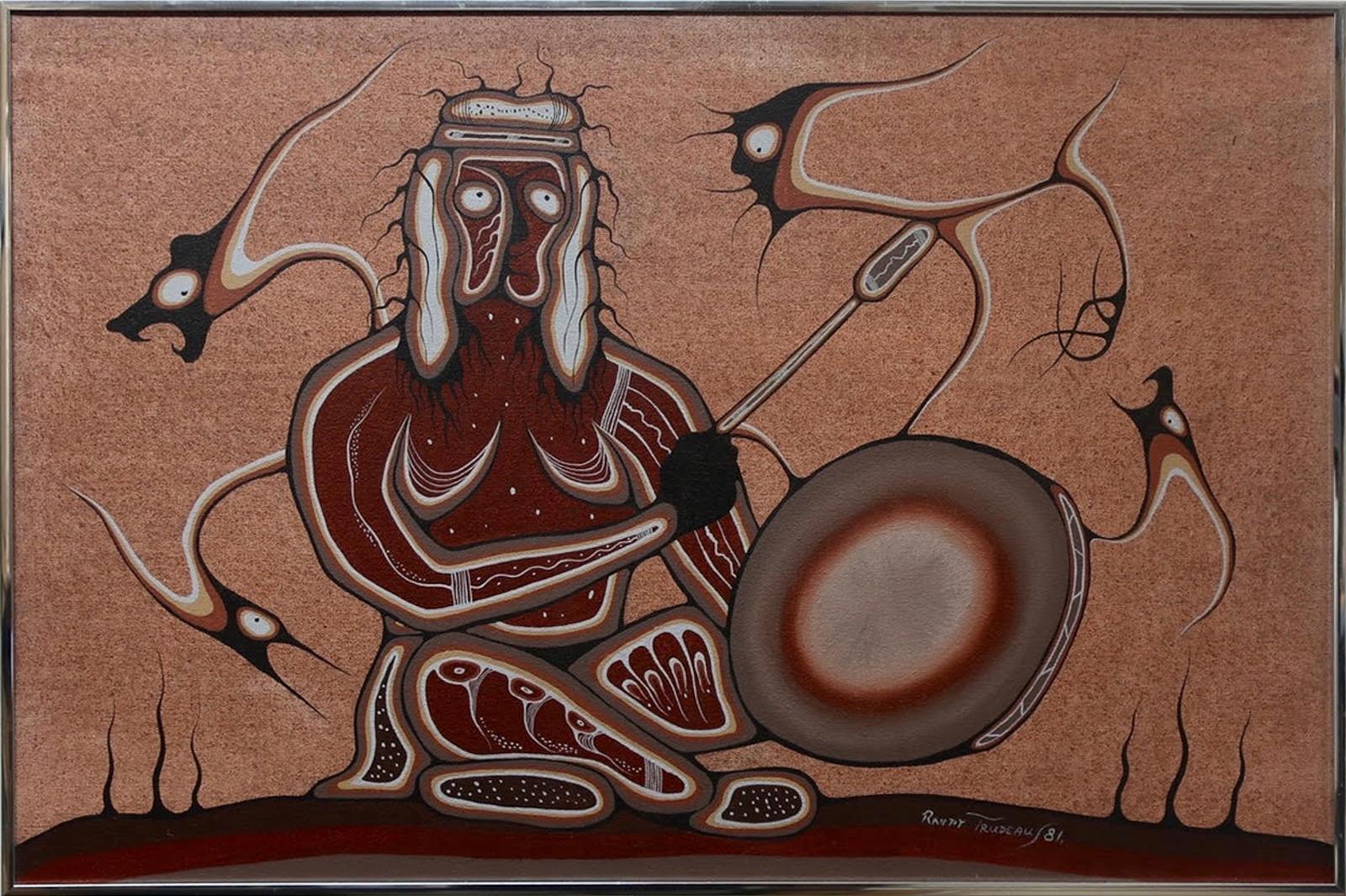 Randy C. Trudeau (1965-2013) - The Drummer Sings A Special Song For The Spirits And Veil Their Presents