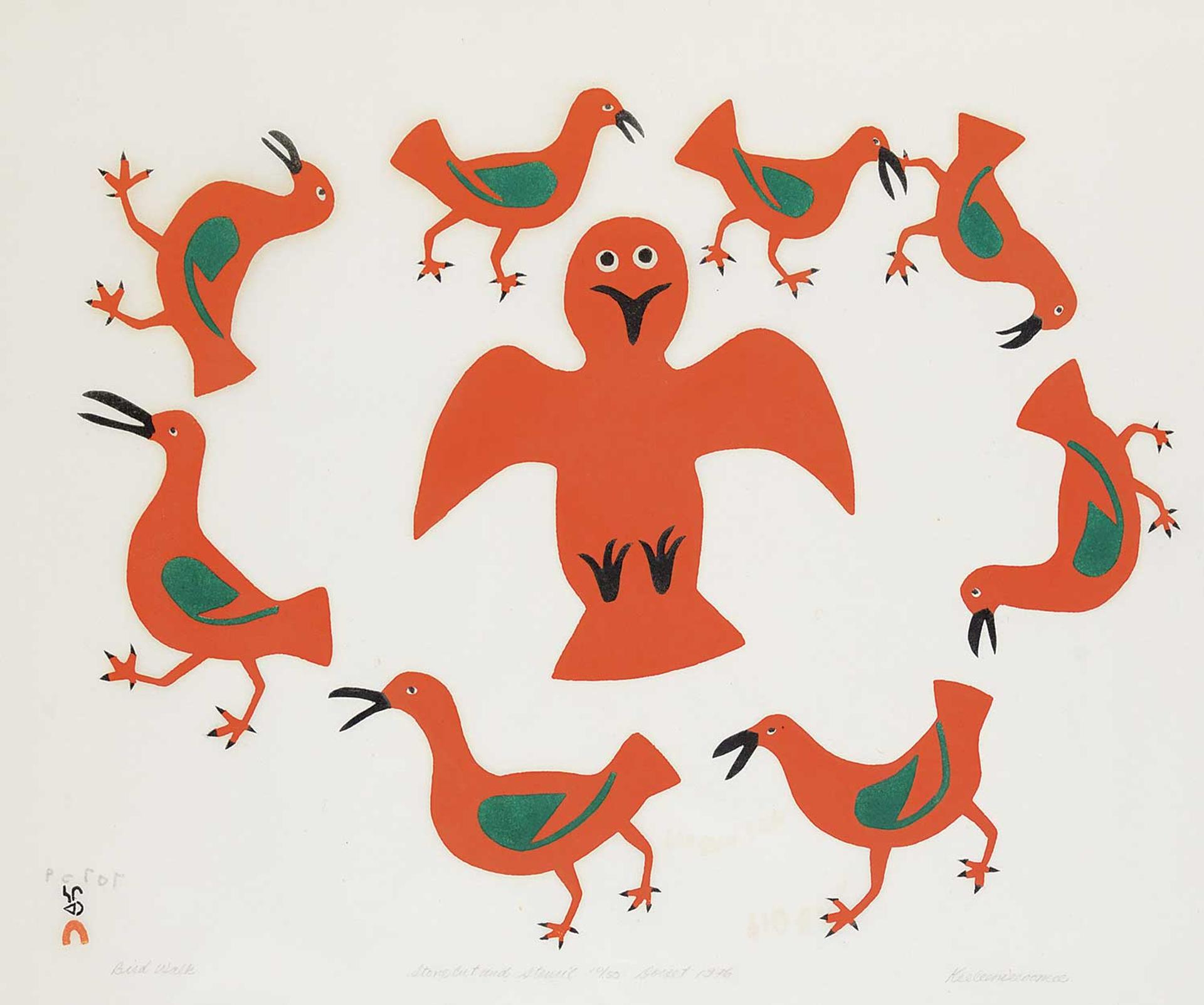 Keeleemeeoomee Samualie (1919-1983) - Bird Walk #10/50