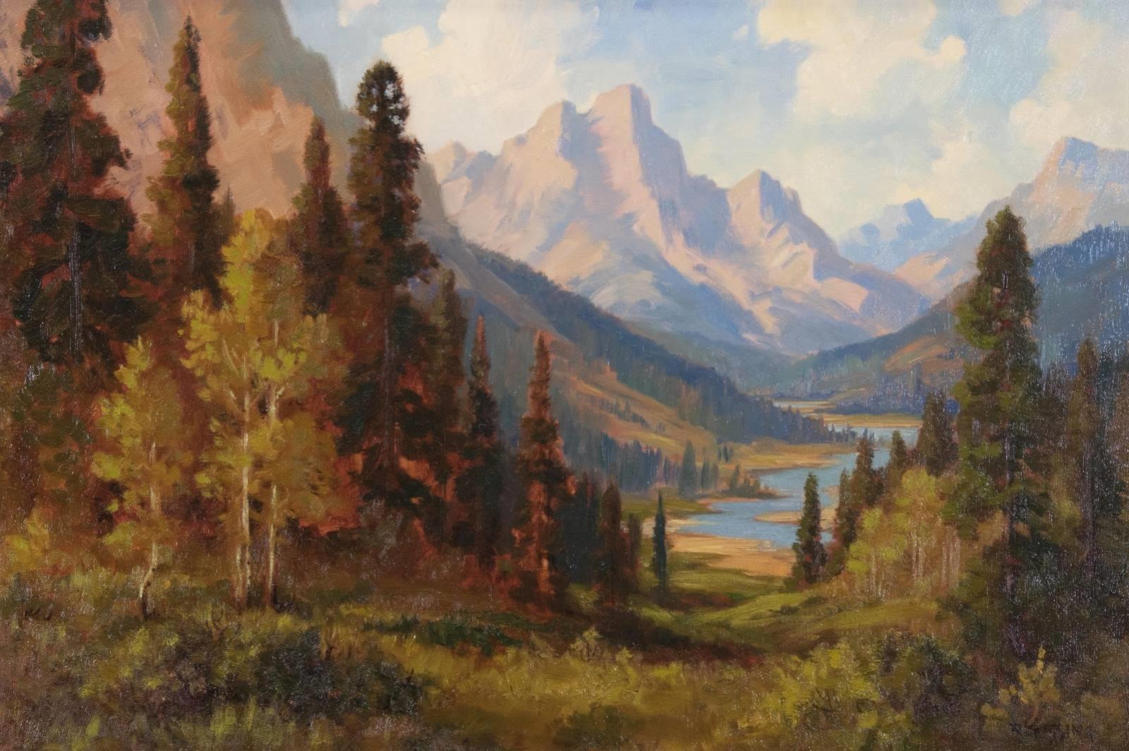 Roland Gissing (1895-1967) - Ghost River Valley