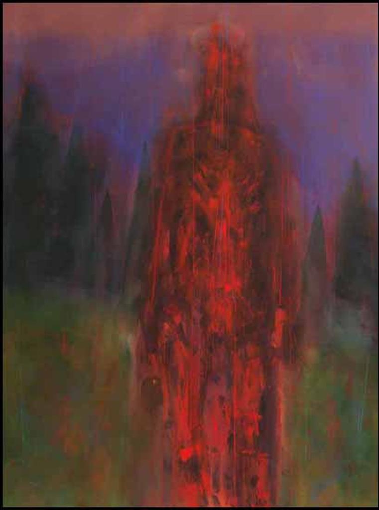 Donald Alvin Jarvis (1923-2001) - Red Forest Figure