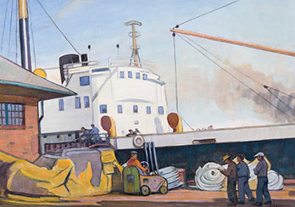 Peter Clapham (P.C.) Sheppard (1882-1965) - Dock Workers