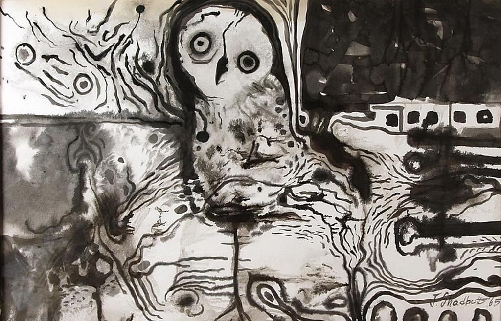 Jack Leaonard Shadbolt (1909-1998) - ink on paper