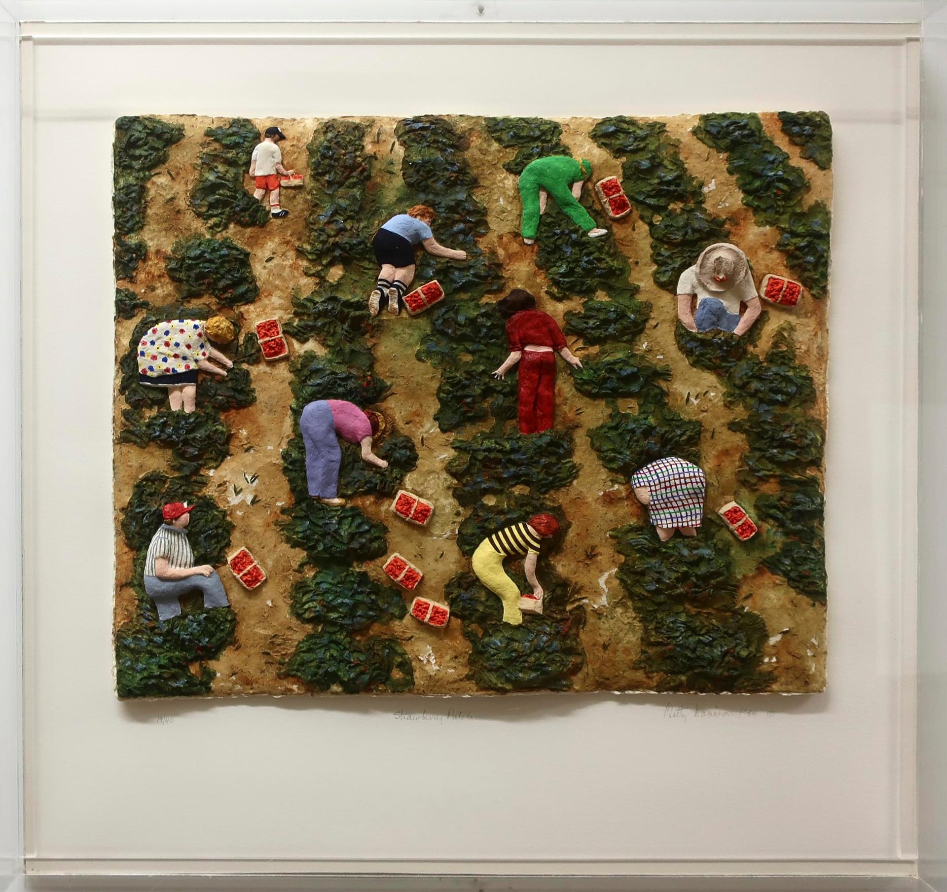 Betty Gertrude Elizabeth Mary Davison (1909-2000) - Strawberry Patch