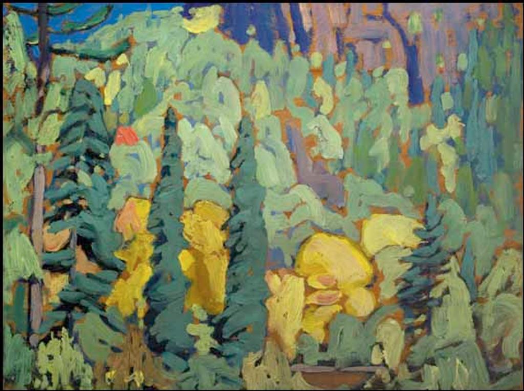 Lawren Stewart Harris (1885-1970) - In the Agawa Valley, Algoma Sketch V