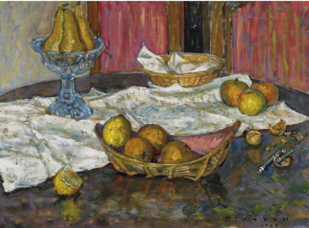 Joseph (Joe) Francis Plaskett (1918-2014) - Still Life With Fruit