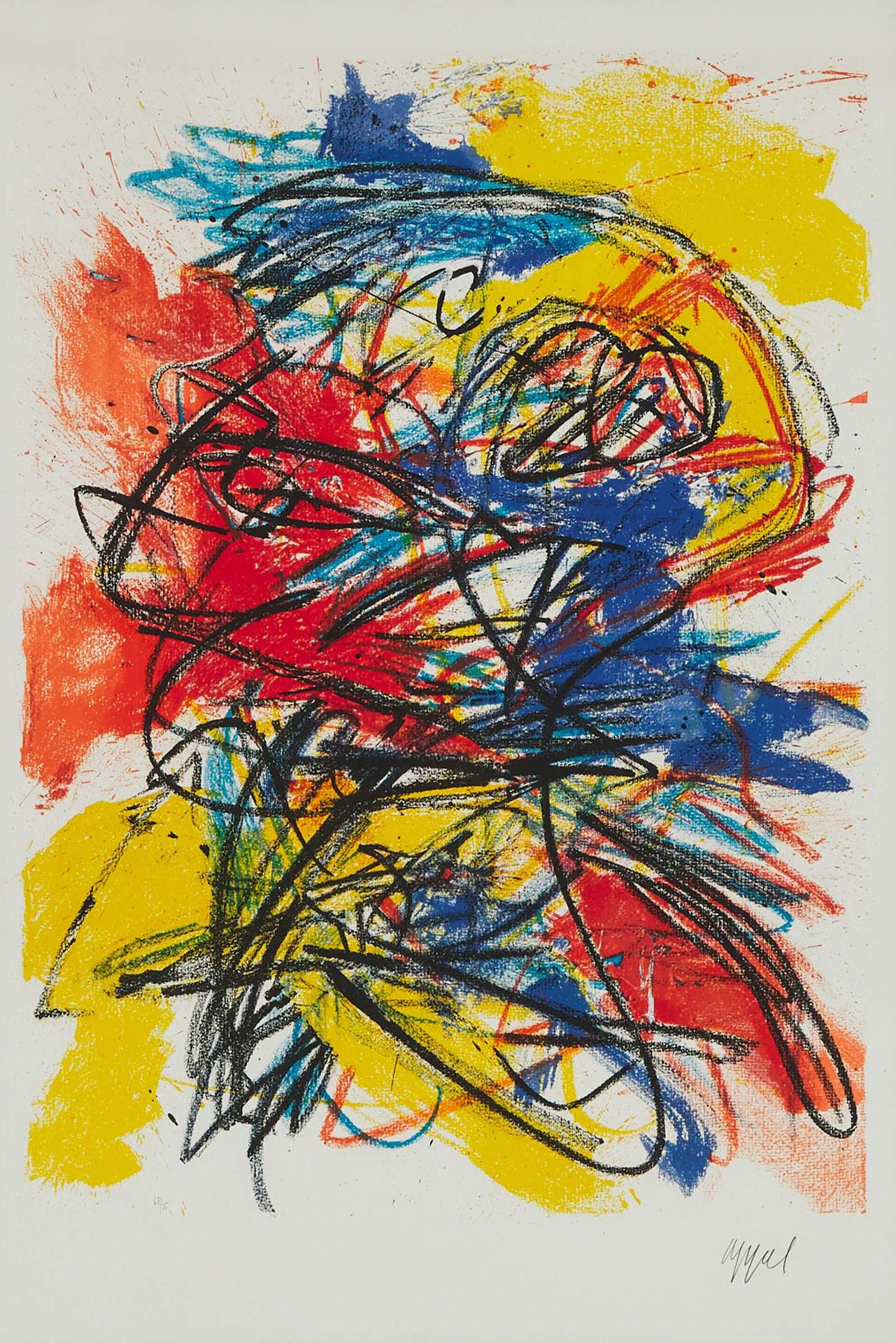 Karel Appel (1921-2006) - Composition, Circa 1980