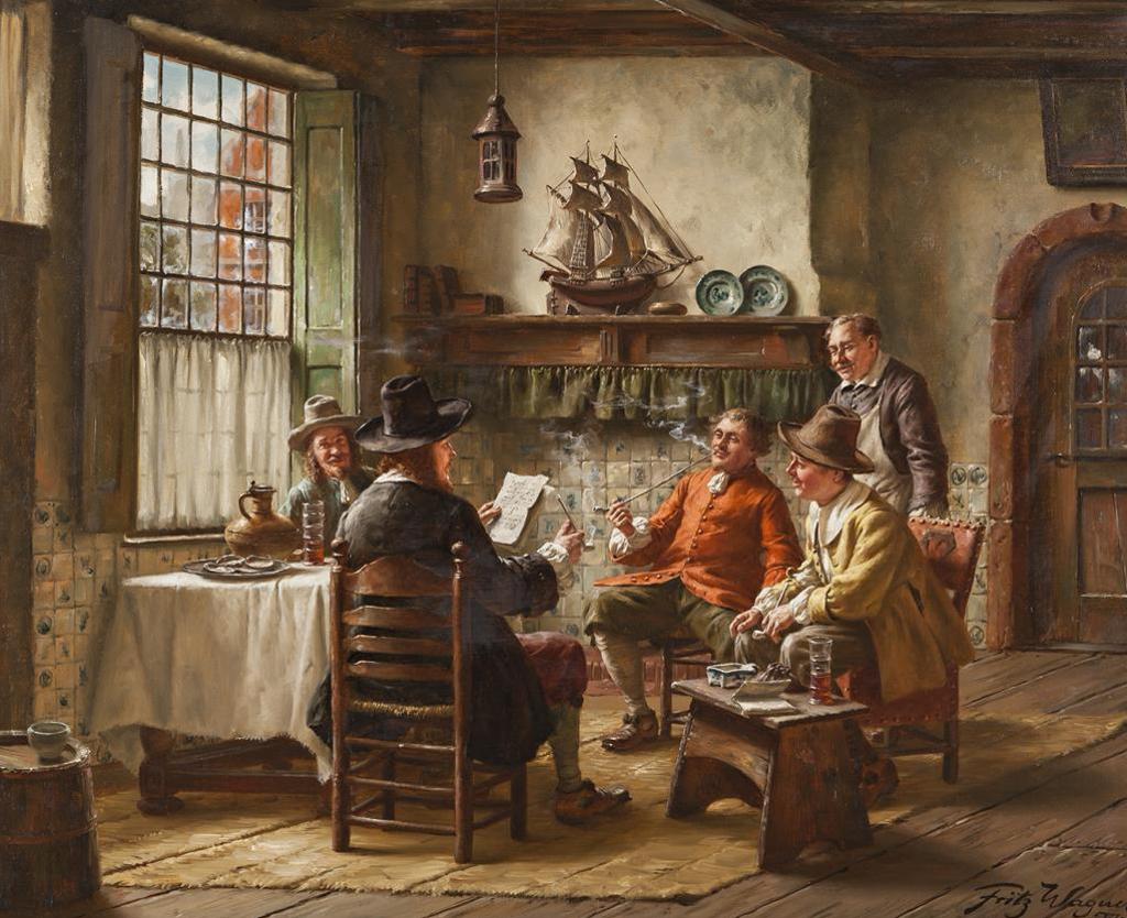 Fritz Wagner (1896-1939) - Gentlemen Merrymaking