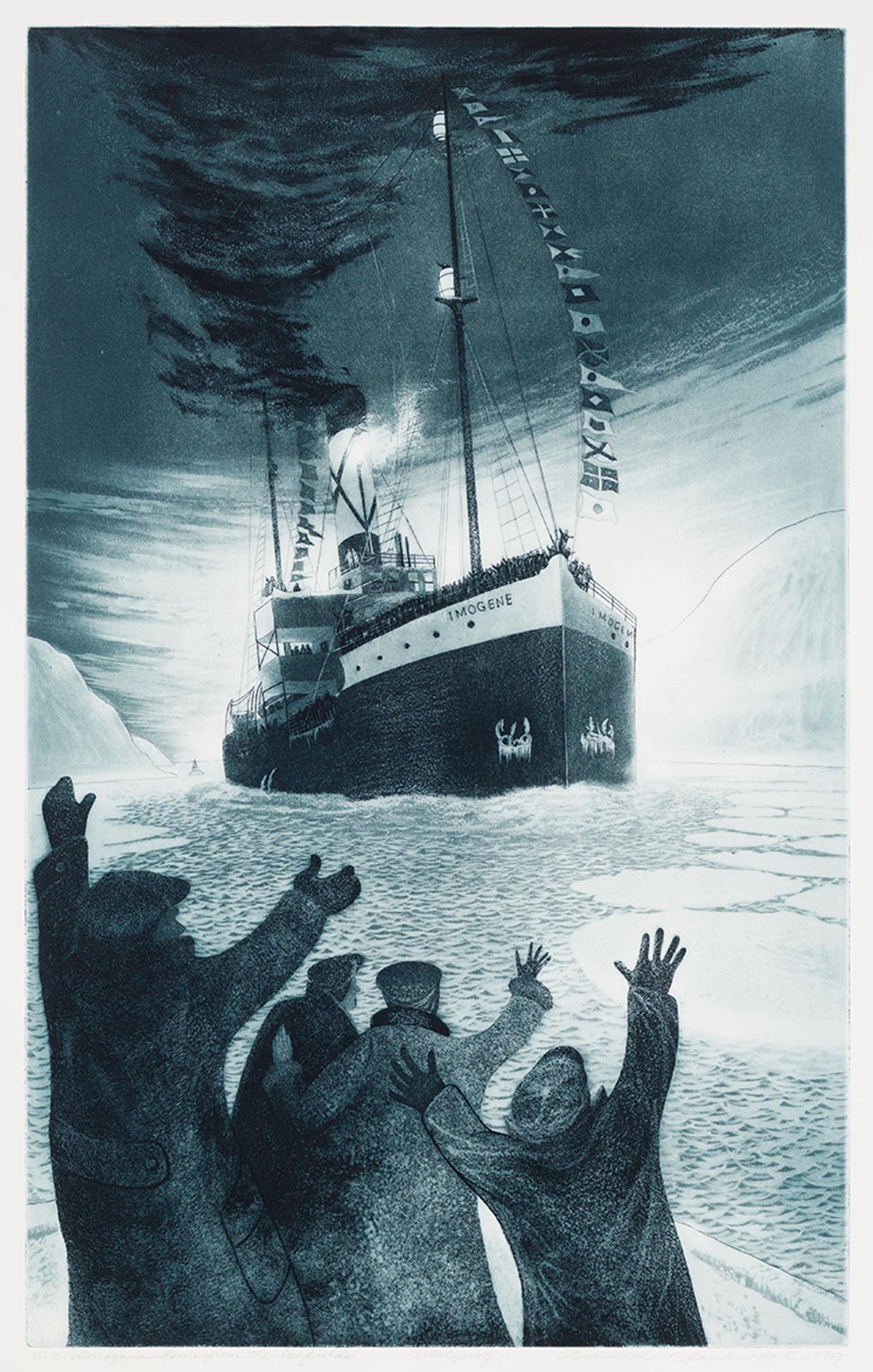 David Lloyd Blackwood (1941-2022) - S.S. Imogene Home from the Icefields