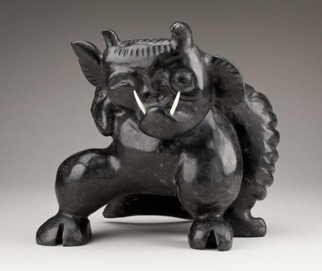 Charlie Ugyuk (1931-1998) - Janus-Faced Demon and Caterpillar (?)