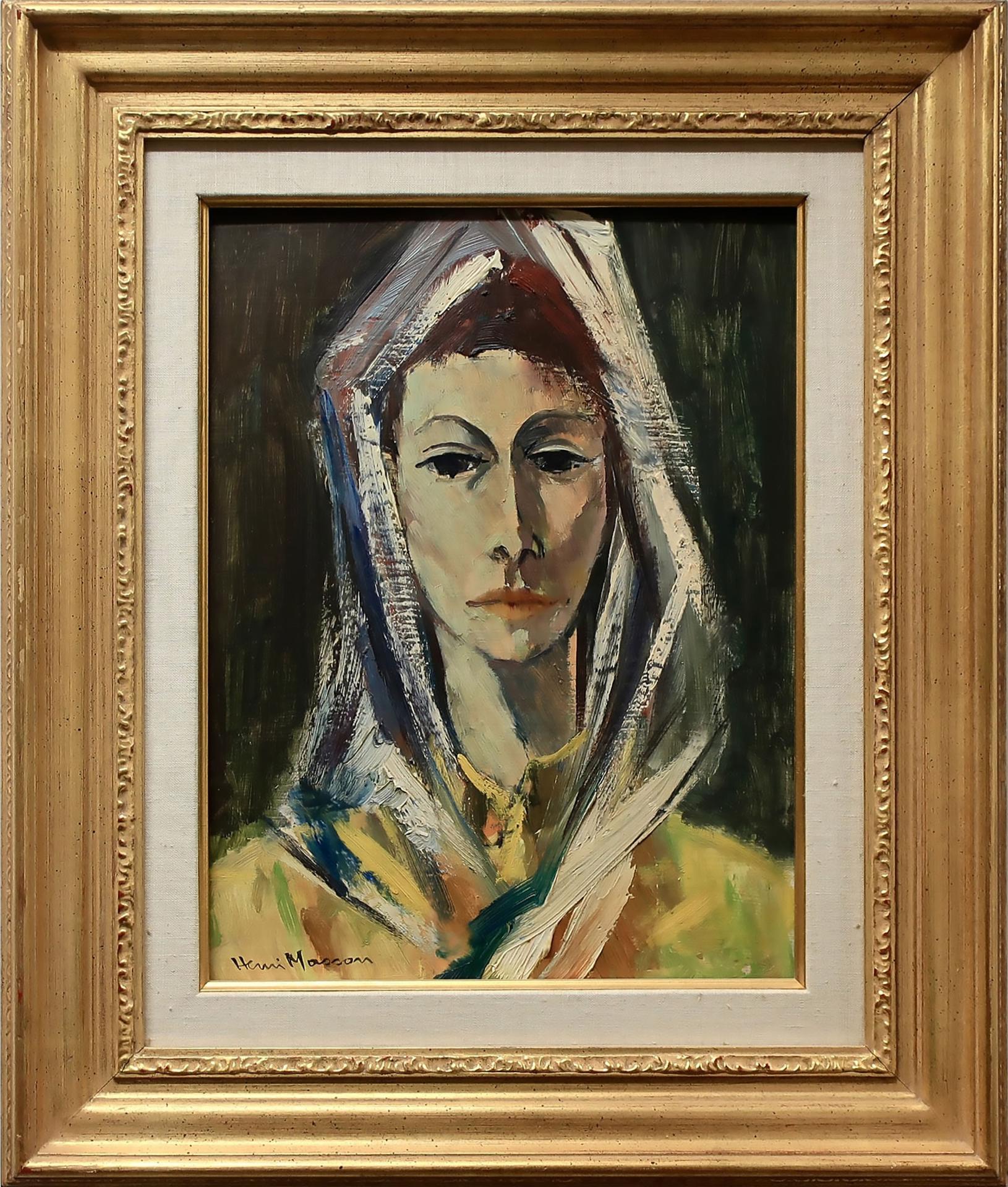 Henri Leopold Masson (1907-1996) - Untitled (Portrait Of A Woman In Yellow)