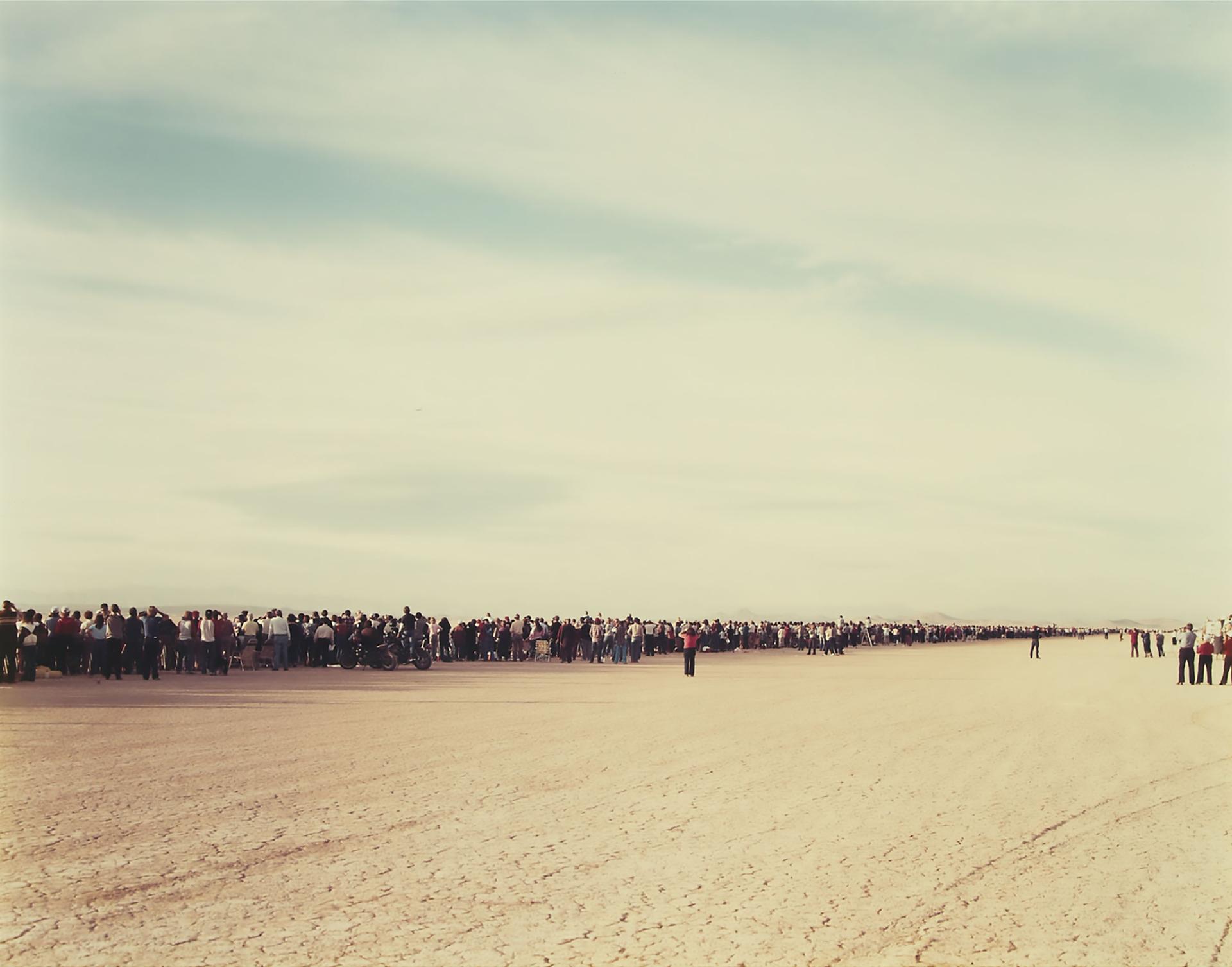 Richard Misrach (1949) - Shuttle Landing, Edward's Air Force Base (From Desert Cantos Ii), 1983, Printed 1987