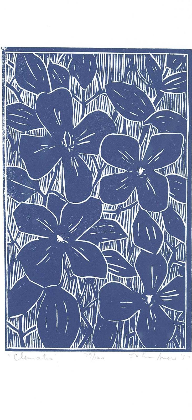 John Harold Thomas Snow (1911-2004) - Clematis  #79/100