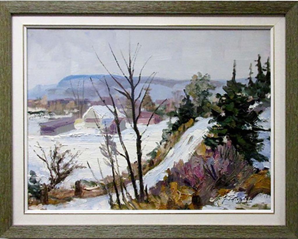 Armand Tatossian (1948-2012) - Untitled (Winter Farmscape)