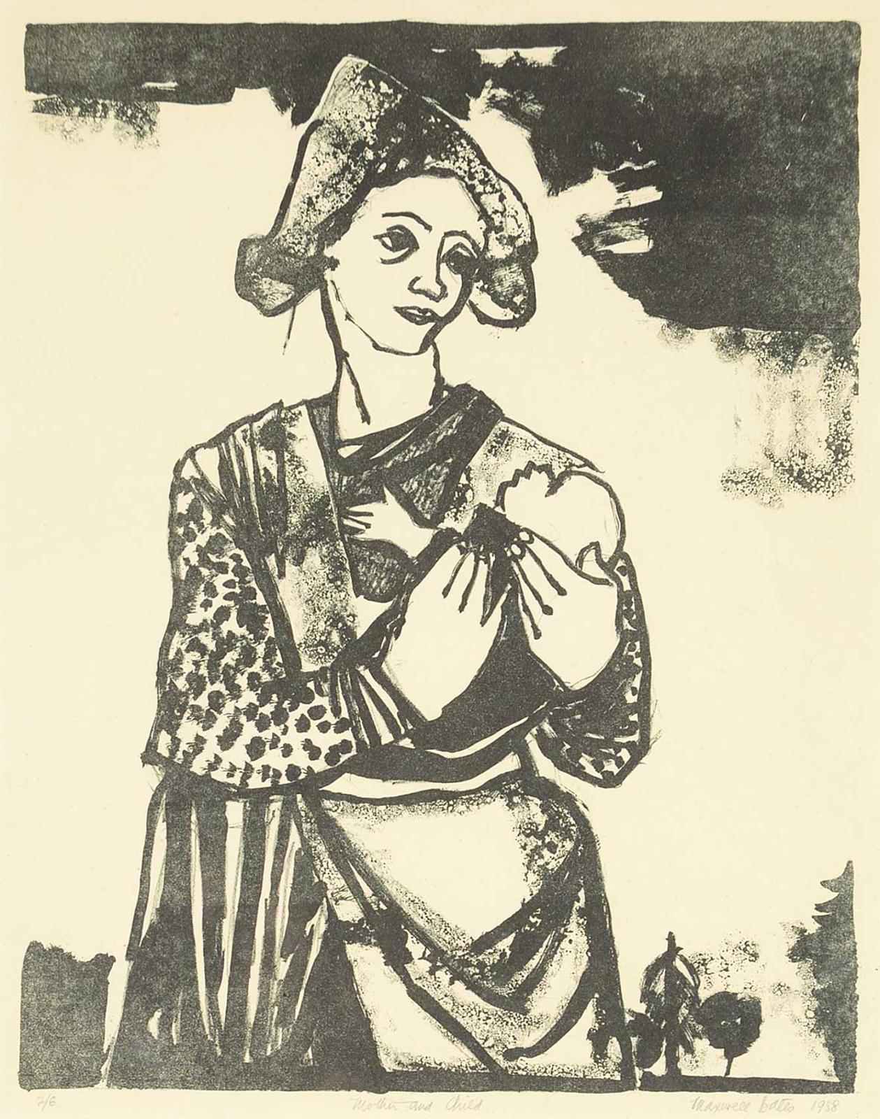Maxwell Bennett Bates (1906-1980) - Mother and Child  #2/6