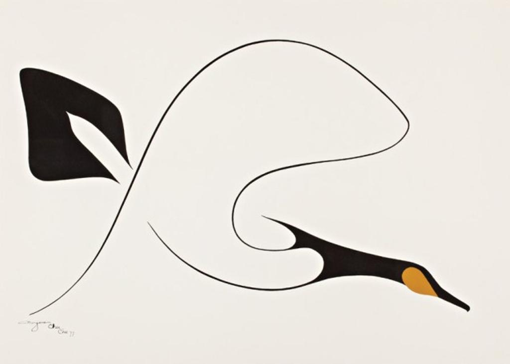 Benjamin Chee Chee (1944-1977) - Goose in Flight