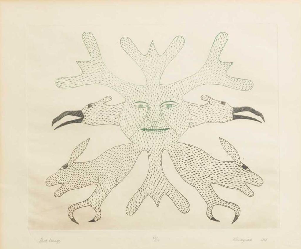 Kenojuak Ashevak (1927-2013) - Birds