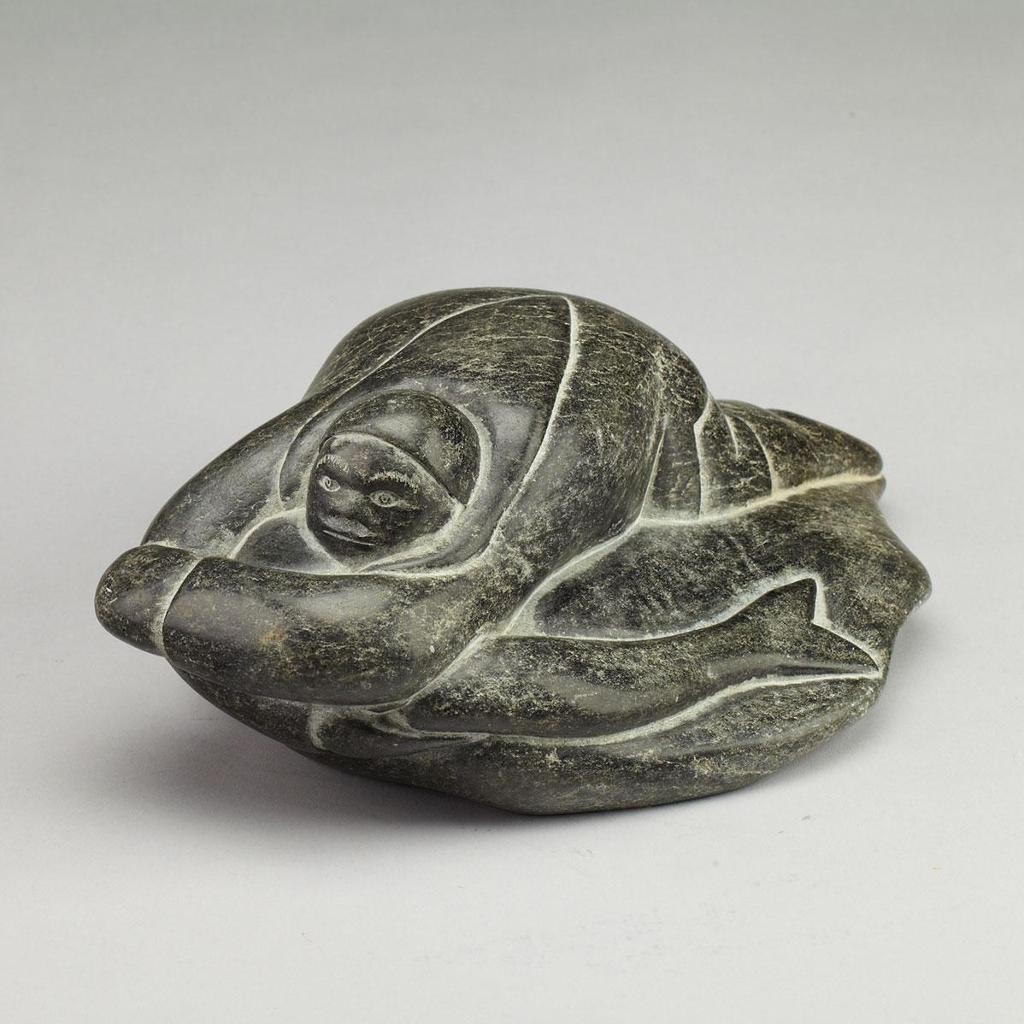 Lucassie Ammatuak - Hunter With Seal