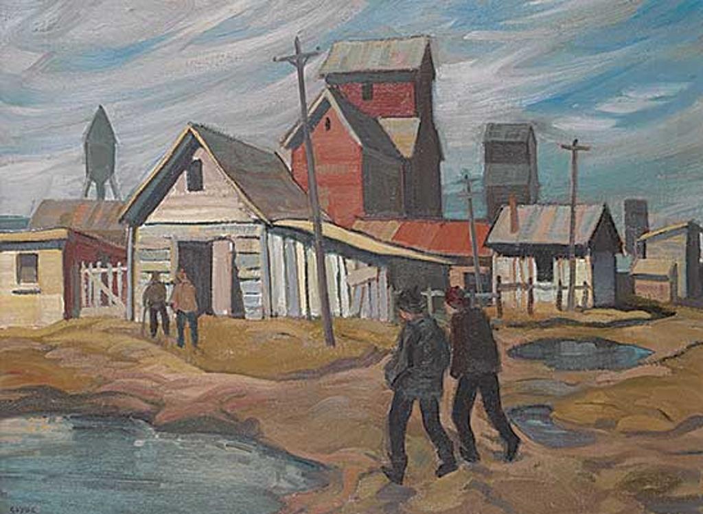Henry George Glyde (1906-1998) - Elevators, Vegreville