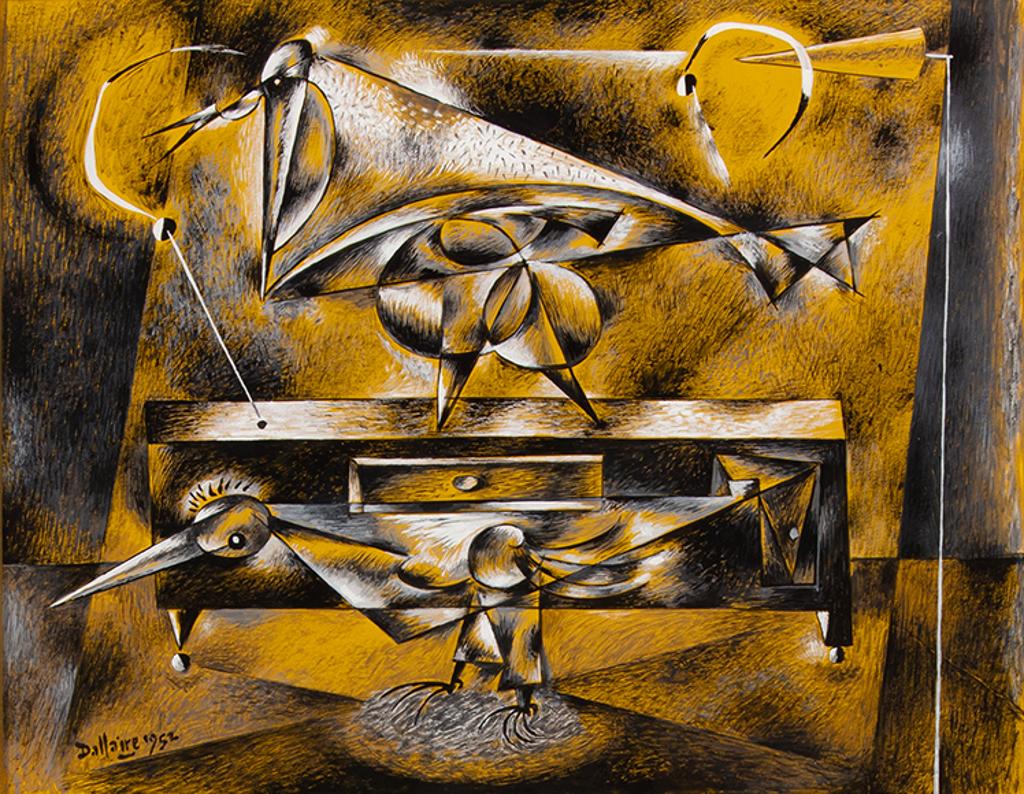 Jean-Philippe Dallaire (1916-1965) - Two Birds