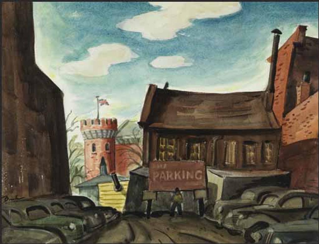 Jack Hamilton Bush (1909-1977) - Parking Lot