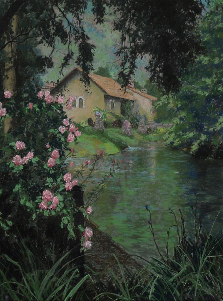 Horace Champagne (1937) - The Old City Hall - Garden Of Ninfa, The City Of Dreams, Italy; 1988