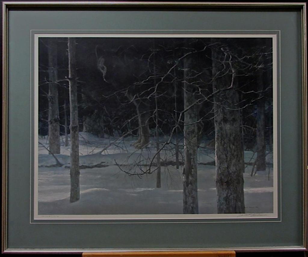 Robert Mclellan Bateman (1930-1922) - Midnight - Black Wolf