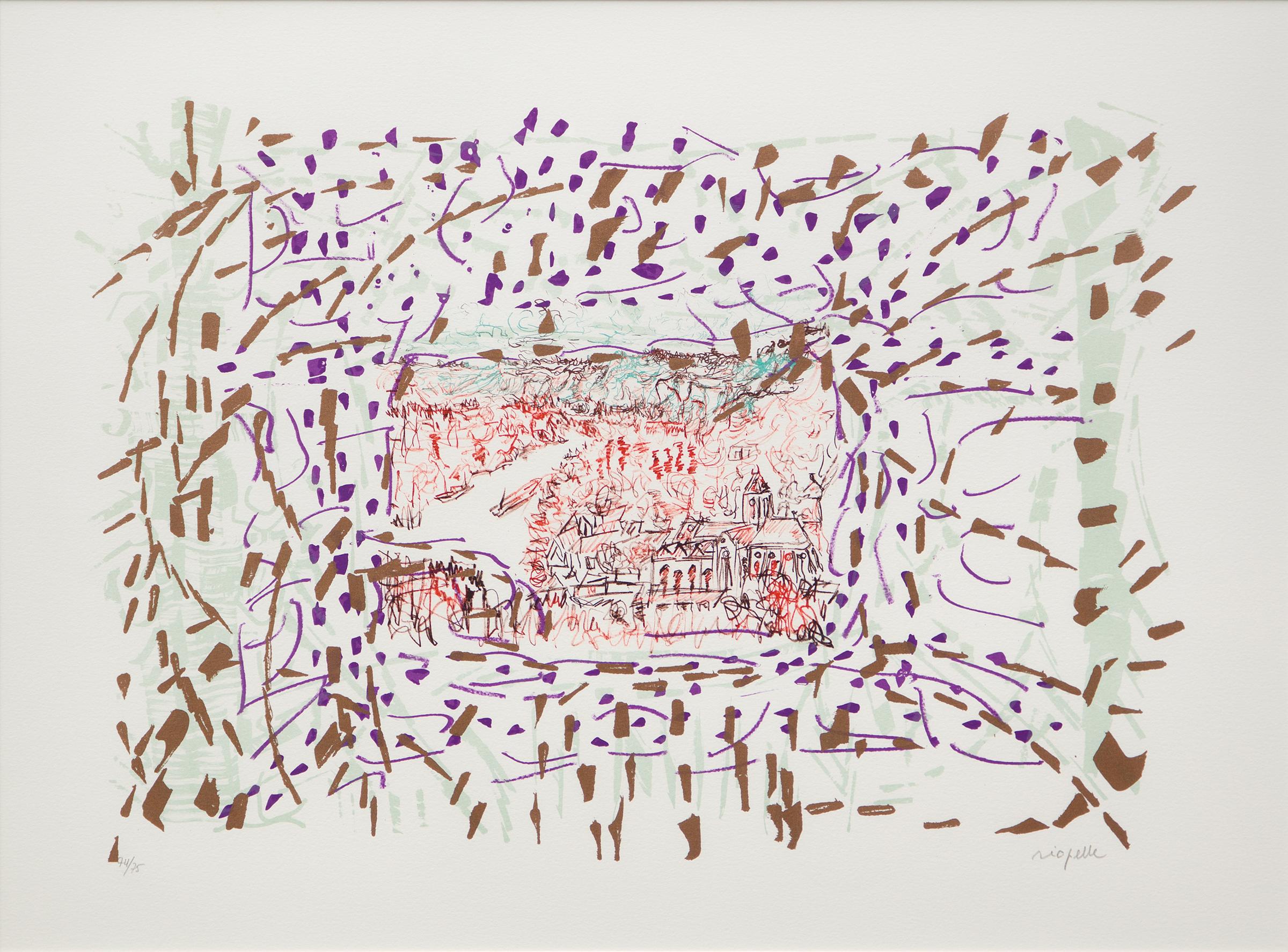 Jean-Paul Riopelle (1923-2002) - Les péniches, 1985