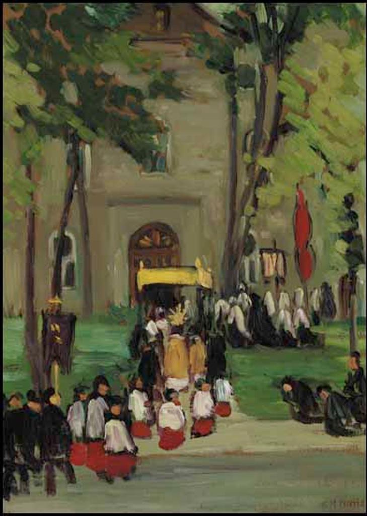 Kathleen Moir Morris (1893-1986) - Corpus Christi Procession
