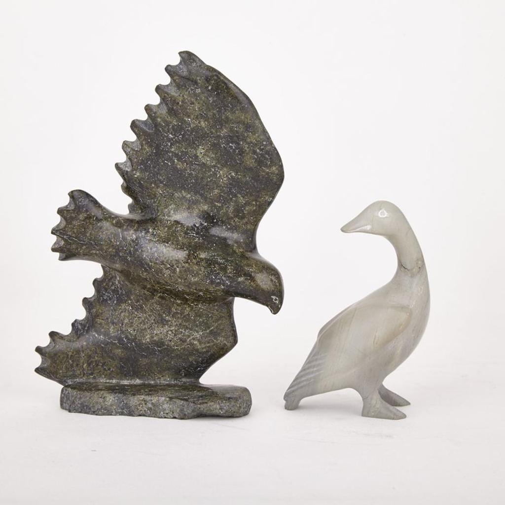 Moshe Kelly (1947) - Bird In Flight; Bird Looking Back