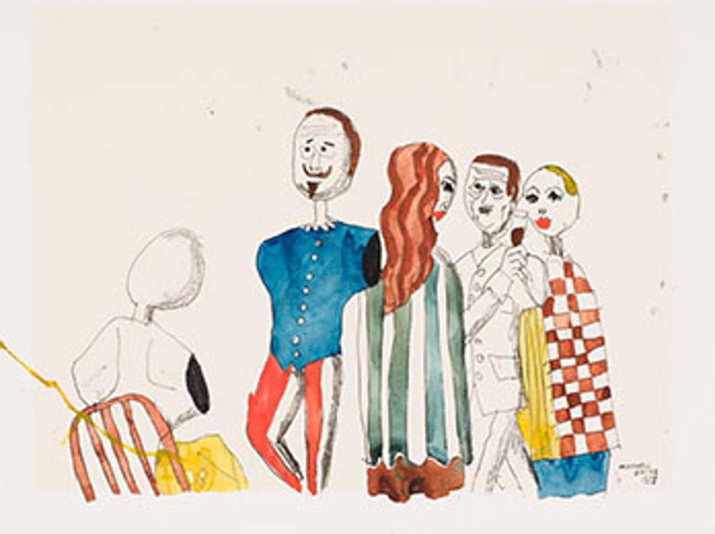Maxwell Bennett Bates (1906-1980) - Cocktail Party