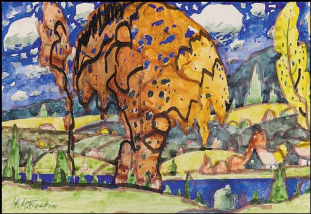 Marc-Aurèle Fortin (1888-1970) - Arbre Jaune