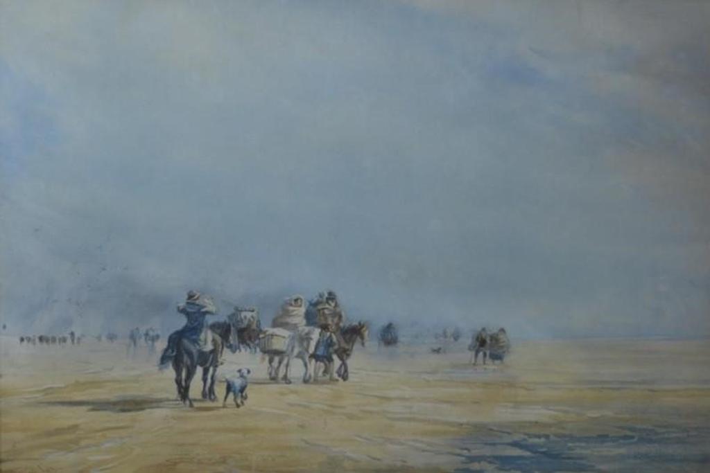 David Ii Cox (1809-1885) - Figures on Horseback